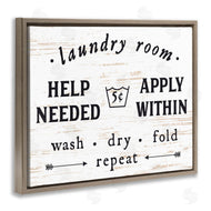 Lettered and Lined | Laundry Room Help Needed