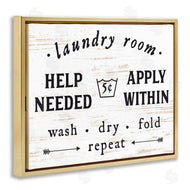 Lettered and Lined | Laundry Room Help Needed