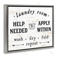 Lettered and Lined | Laundry Room Help Needed