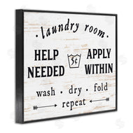 Lettered and Lined | Laundry Room Help Needed