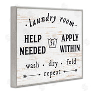 Lettered and Lined | Laundry Room Help Needed