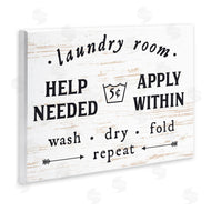 Lettered and Lined | Laundry Room Help Needed