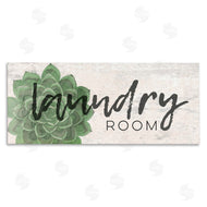 Jessica Mundo | Laundry Room Green Succulent