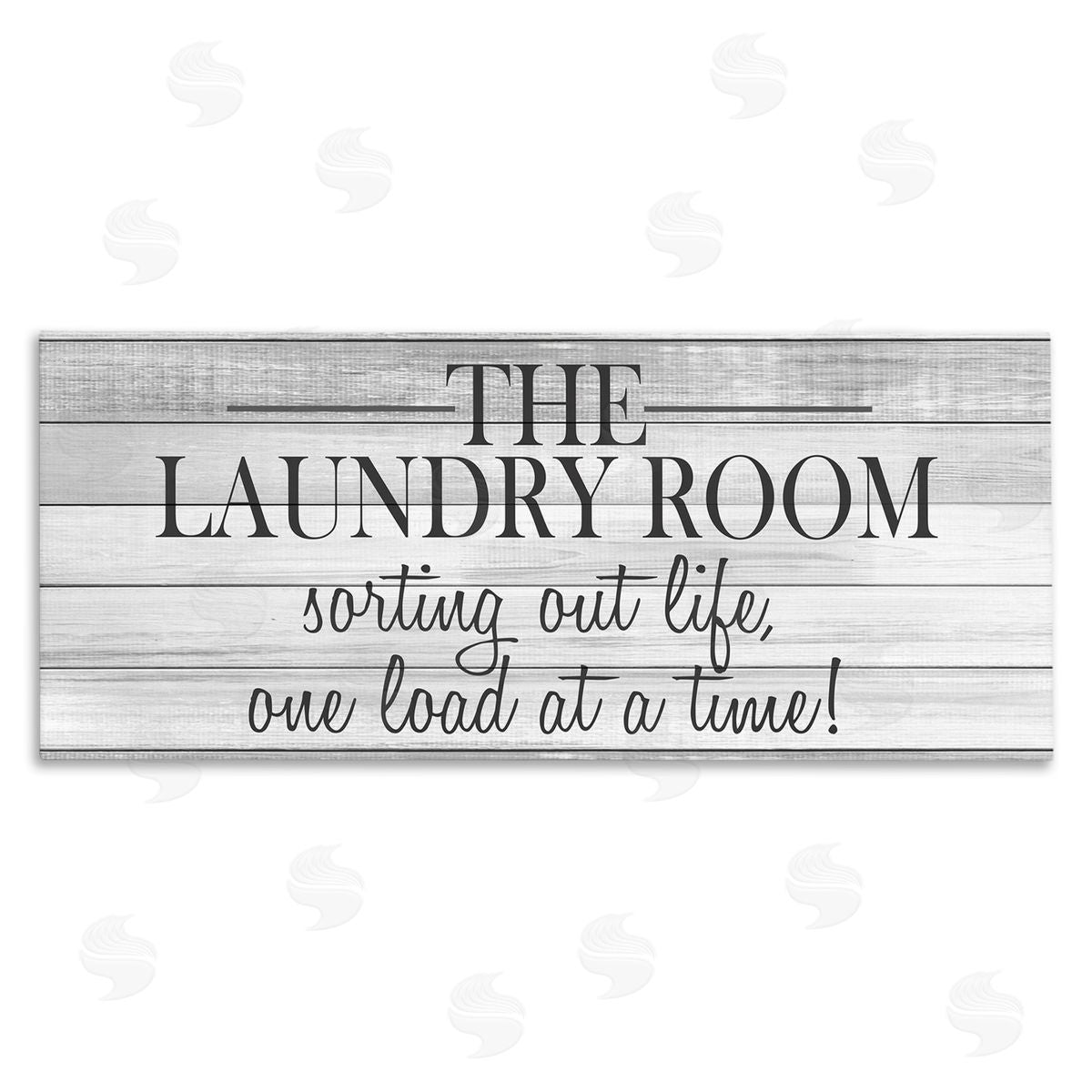 Laundry Sorting Out Life Canvas Wall Art, Home Decor by Kimberly Allen