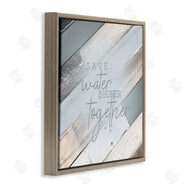 Kimberly Allen | Planked Shower Together Phrase