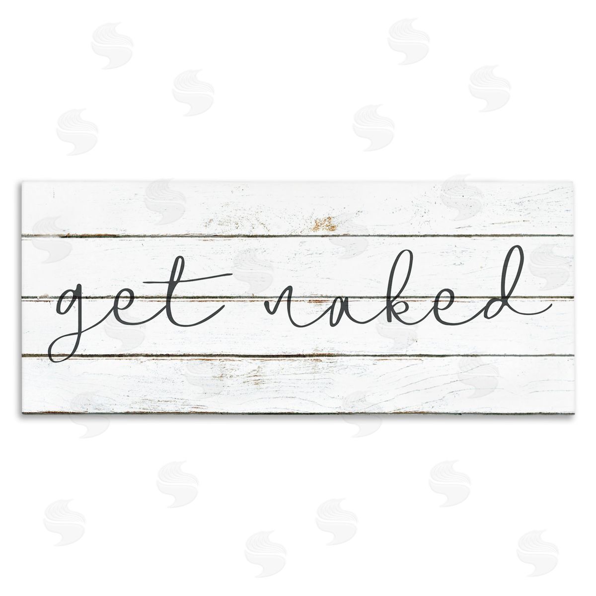 Get Naked Minimal Planks Canvas Wall Art, Home Decor by Stupell Studio