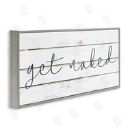 Stupell Studio | Get Naked Minimal Planks