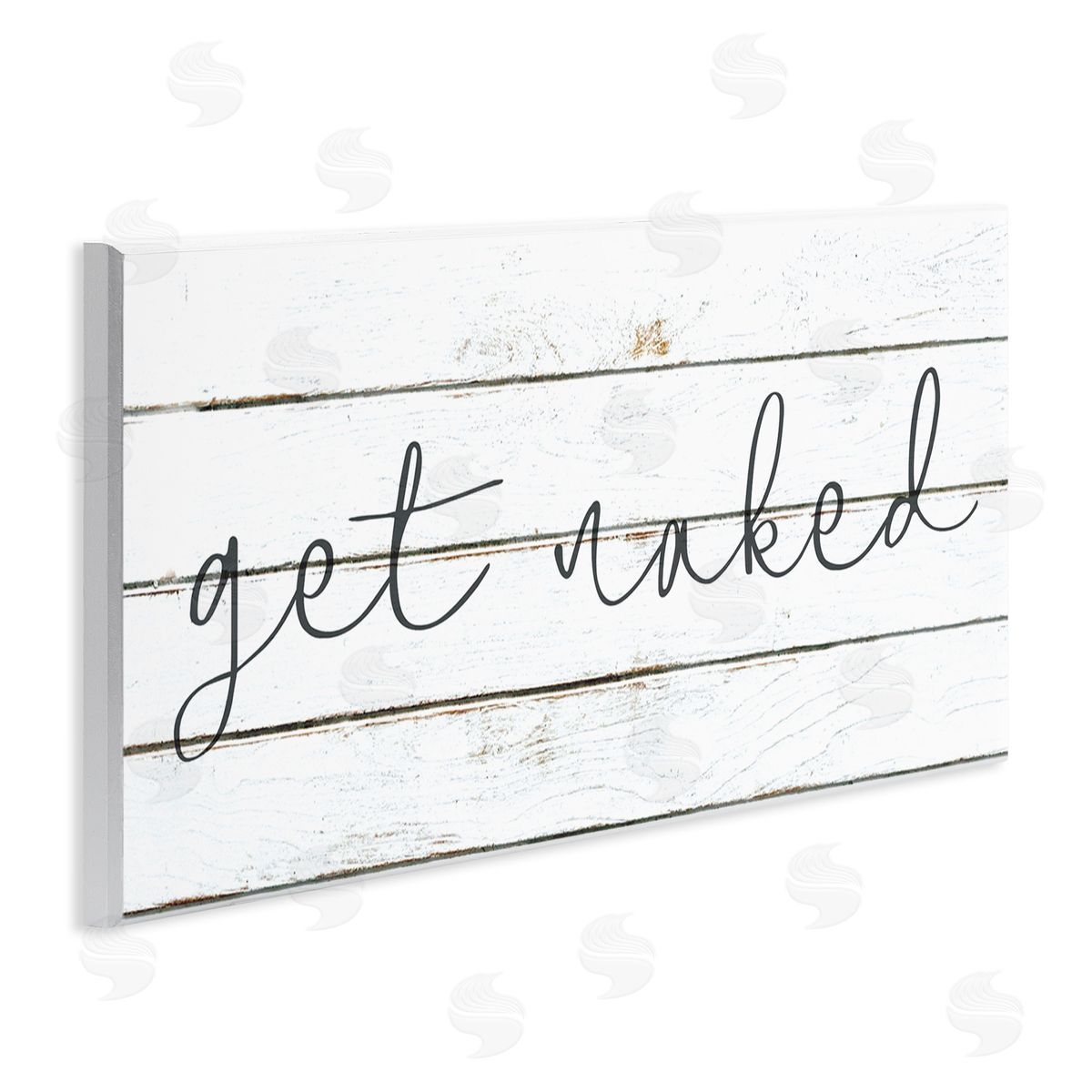 Get Naked Minimal Planks Wood Plaque Wall Art, Home Decor by Stupell Studio