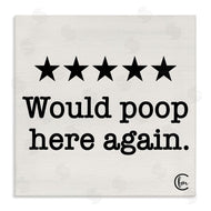 Penny Lane Publishing | Bathroom Rating Five Stars