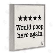 Penny Lane Publishing | Bathroom Rating Five Stars
