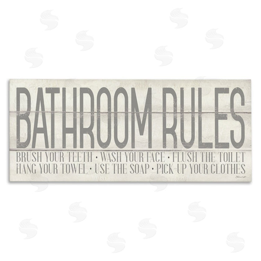 Stephanie Workman Marrott | Planked Style Bathroom Rules