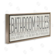 Stephanie Workman Marrott | Planked Style Bathroom Rules