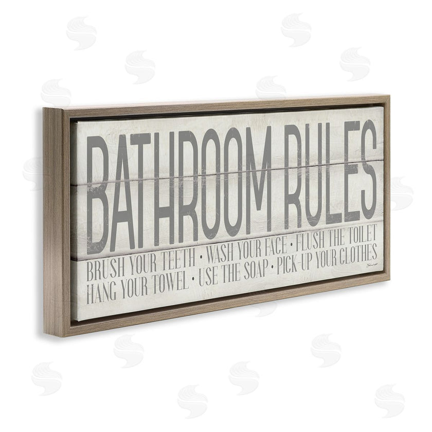 Stephanie Workman Marrott | Planked Style Bathroom Rules