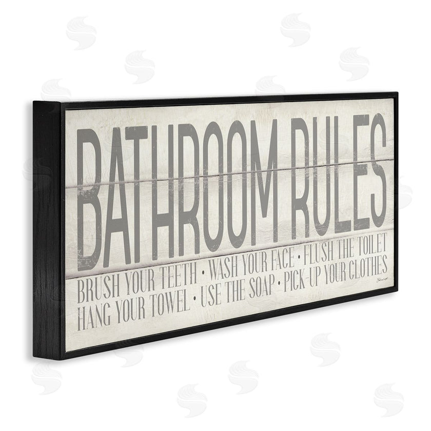 Stephanie Workman Marrott | Planked Style Bathroom Rules