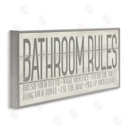 Stephanie Workman Marrott | Planked Style Bathroom Rules
