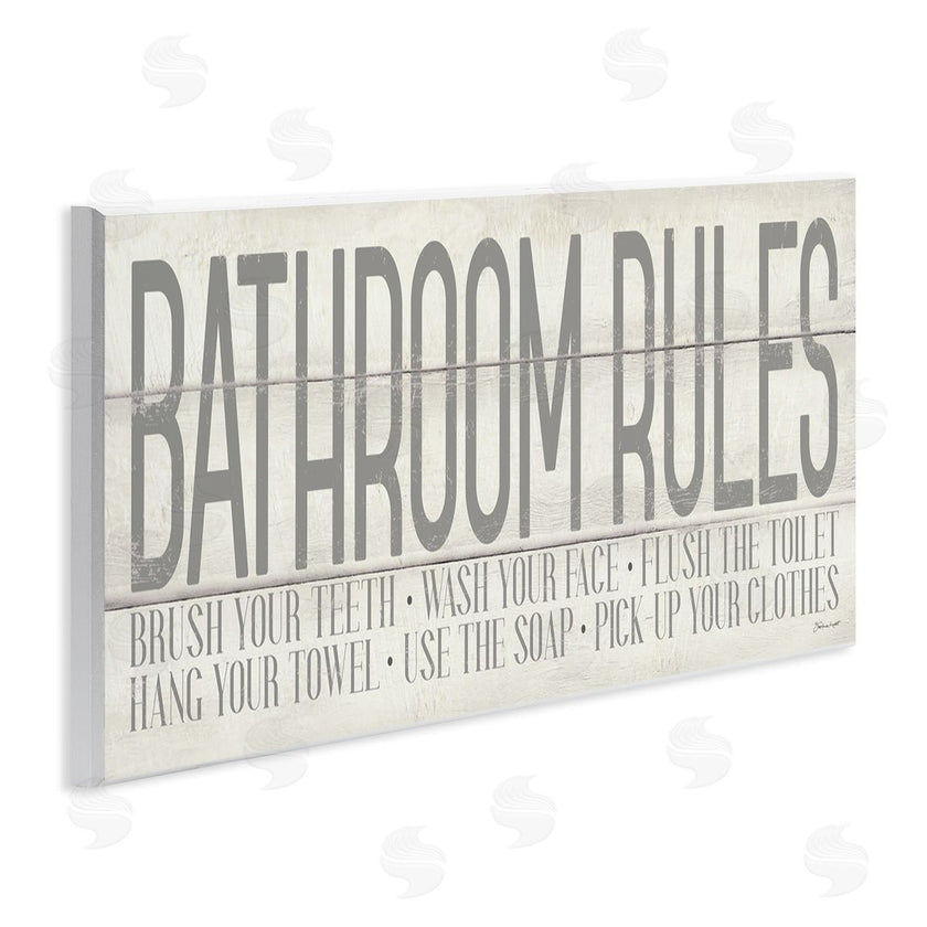 Stephanie Workman Marrott | Planked Style Bathroom Rules
