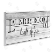 Kimberly Allen | Fun Laundry Room Funny Bathroom