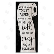 Stupell Studio | Like Toilet Paper Funny Bathroom