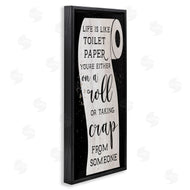 Stupell Studio | Like Toilet Paper Funny Bathroom