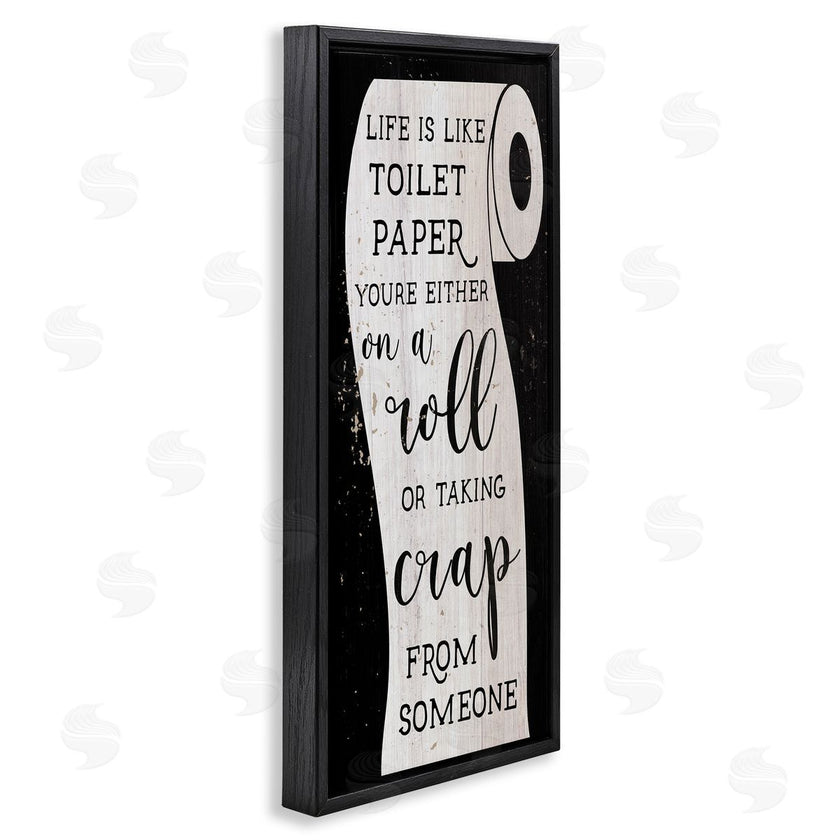 Stupell Studio | Like Toilet Paper Funny Bathroom