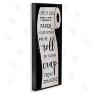 Stupell Studio | Like Toilet Paper Funny Bathroom