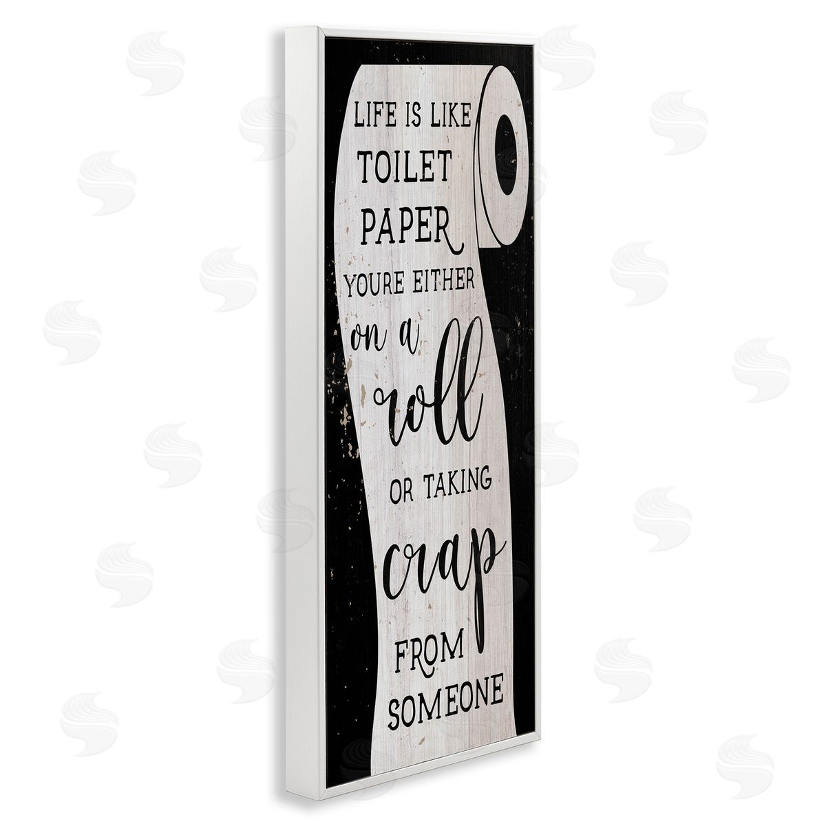 Like Toilet Paper Funny Bathroom White Frame Print Wall Art, Home Decor by Stupell Studio