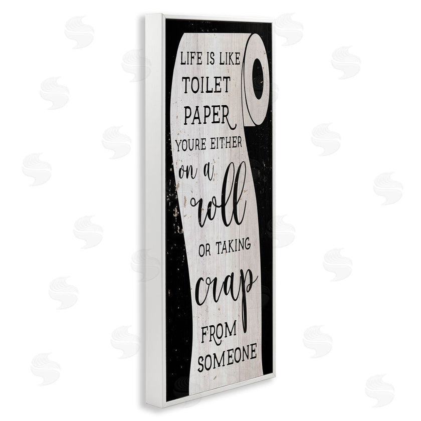 Stupell Studio | Like Toilet Paper Funny Bathroom