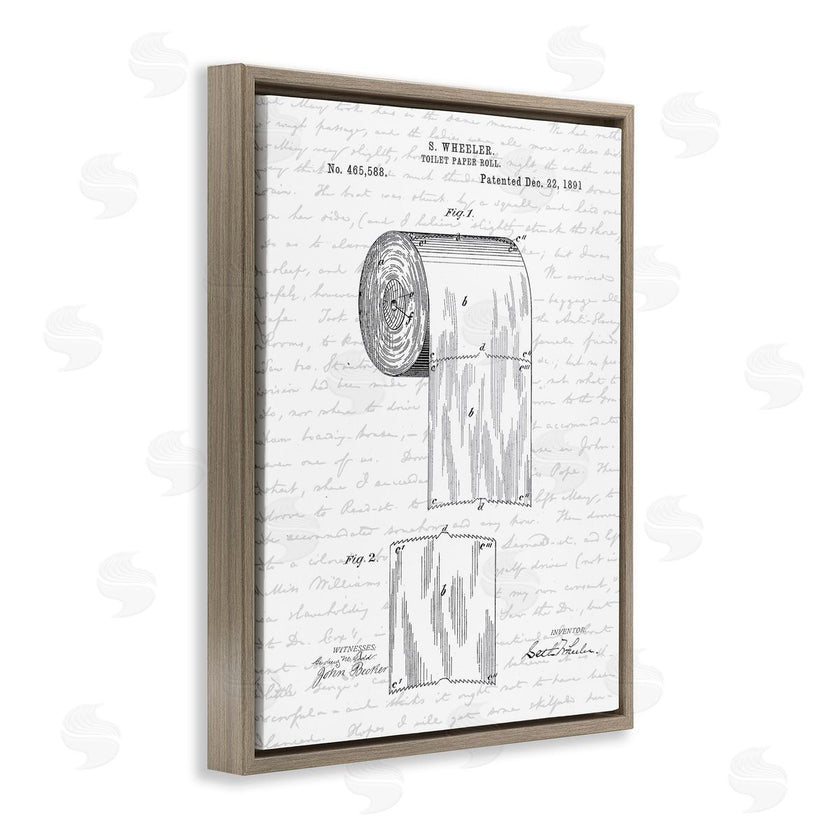 Lettered and Lined | Vintage Toilet Paper Roll Patent