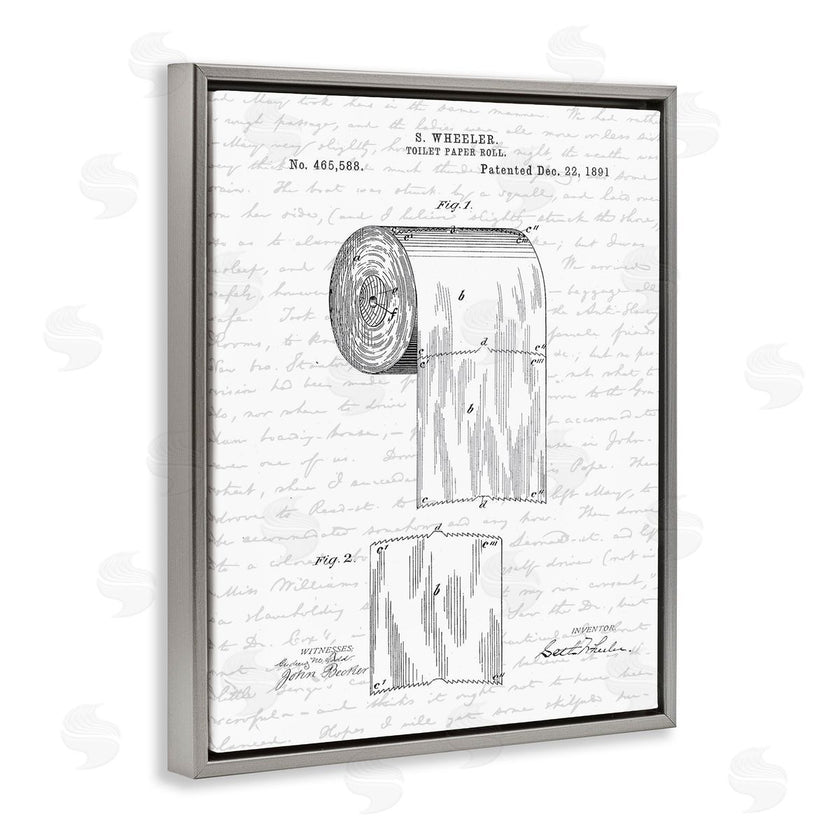 Lettered and Lined | Vintage Toilet Paper Roll Patent