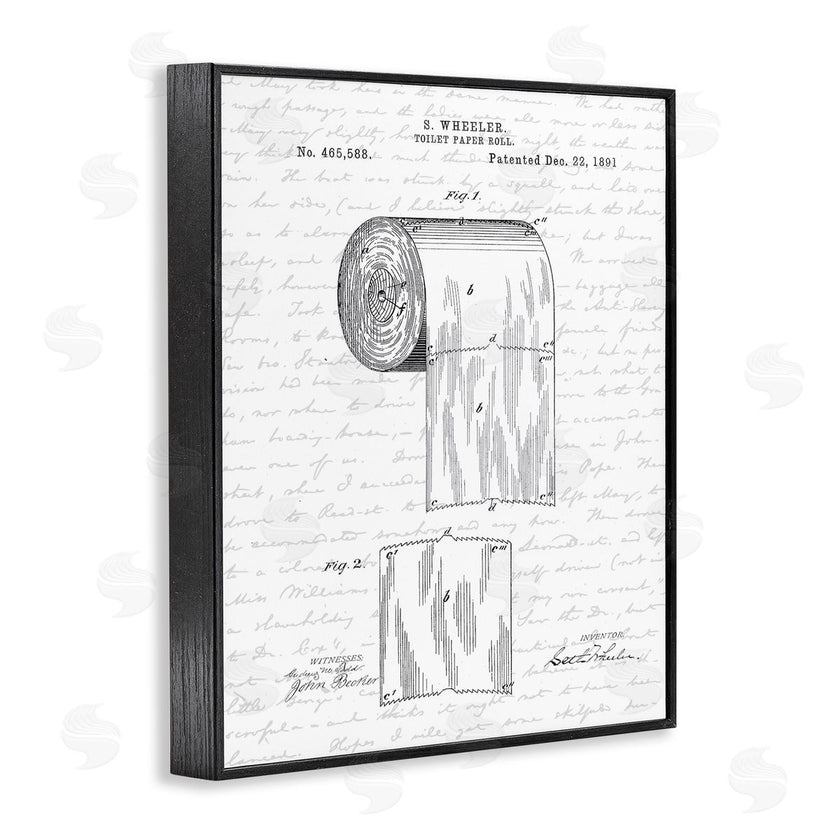 Lettered and Lined | Vintage Toilet Paper Roll Patent