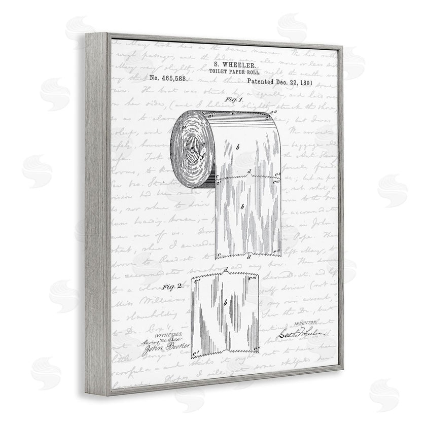 Lettered and Lined | Vintage Toilet Paper Roll Patent