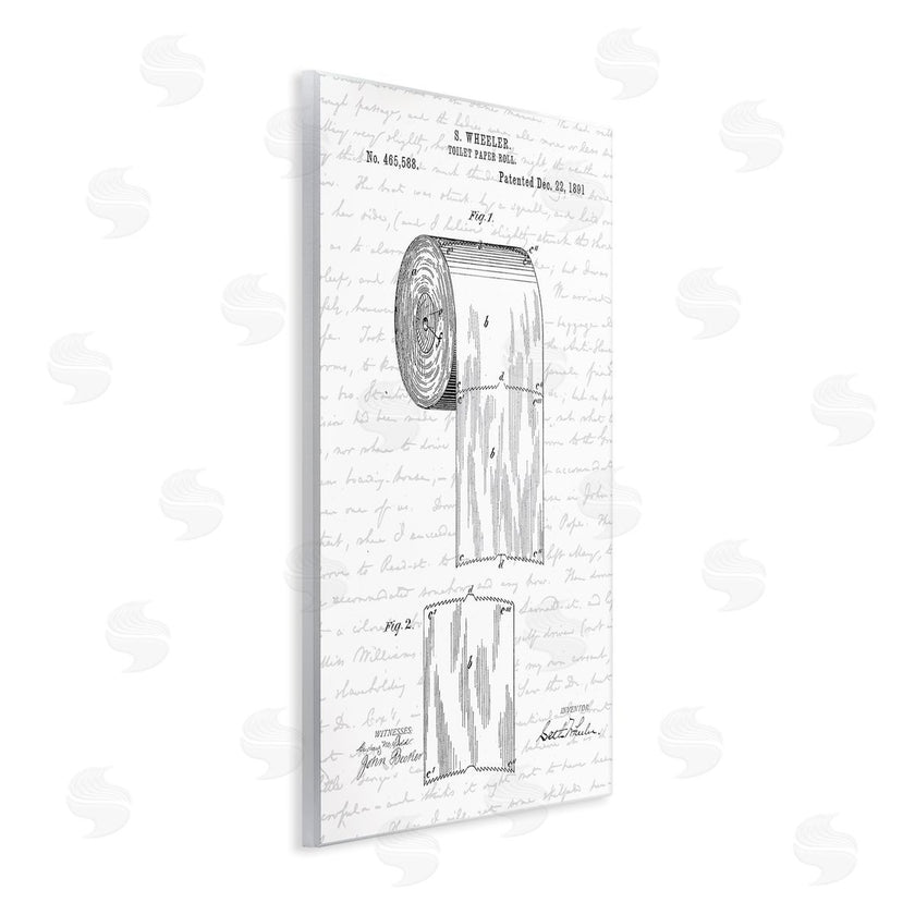 Lettered and Lined | Vintage Toilet Paper Roll Patent