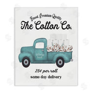 Lettered and Lined | Toilet Paper Cotton Delivery Truck