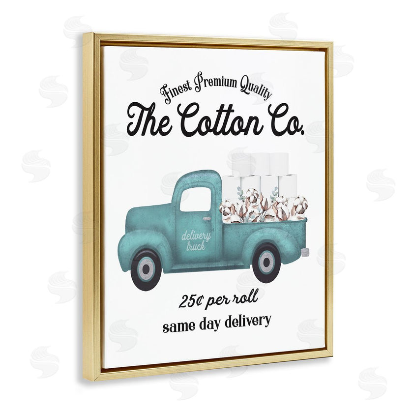 Lettered and Lined | Toilet Paper Cotton Delivery Truck