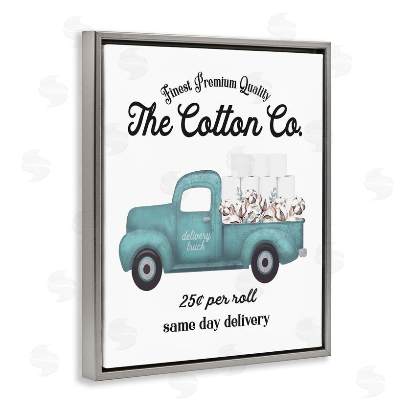 Lettered and Lined | Toilet Paper Cotton Delivery Truck