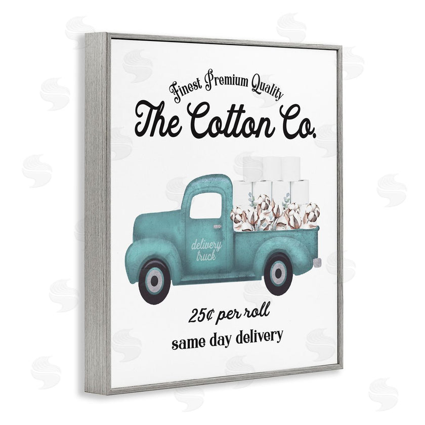 Lettered and Lined | Toilet Paper Cotton Delivery Truck