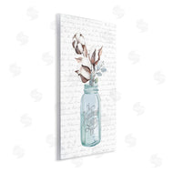 Lettered and Lined | Handmade Soap Jar & Cotton Flower