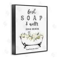 Lettered and Lined | Fresh Soap & Water Bath Tub