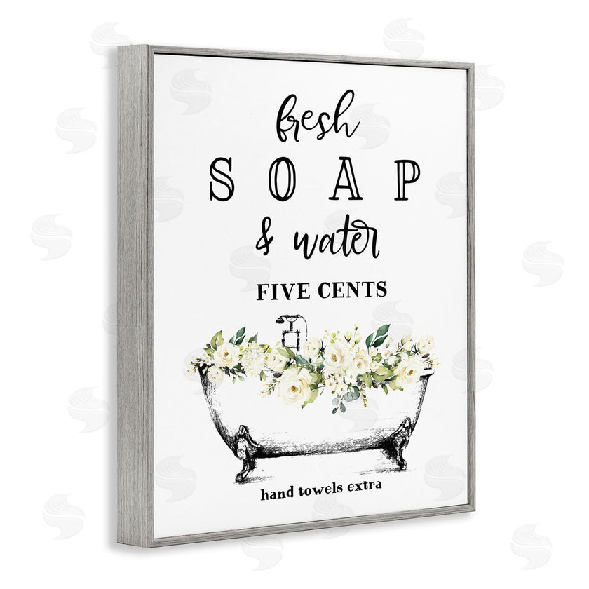 Lettered and Lined | Fresh Soap & Water Bath Tub