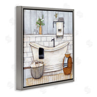 Yellow Café | Bathroom Farmhouse Style Tub