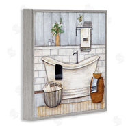 Yellow Café | Bathroom Farmhouse Style Tub