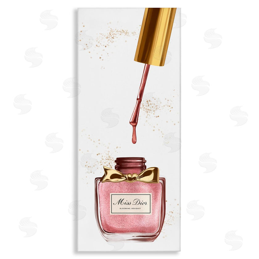 Ziwei Li | Makeup Nail Polish Brush Gold & Pink
