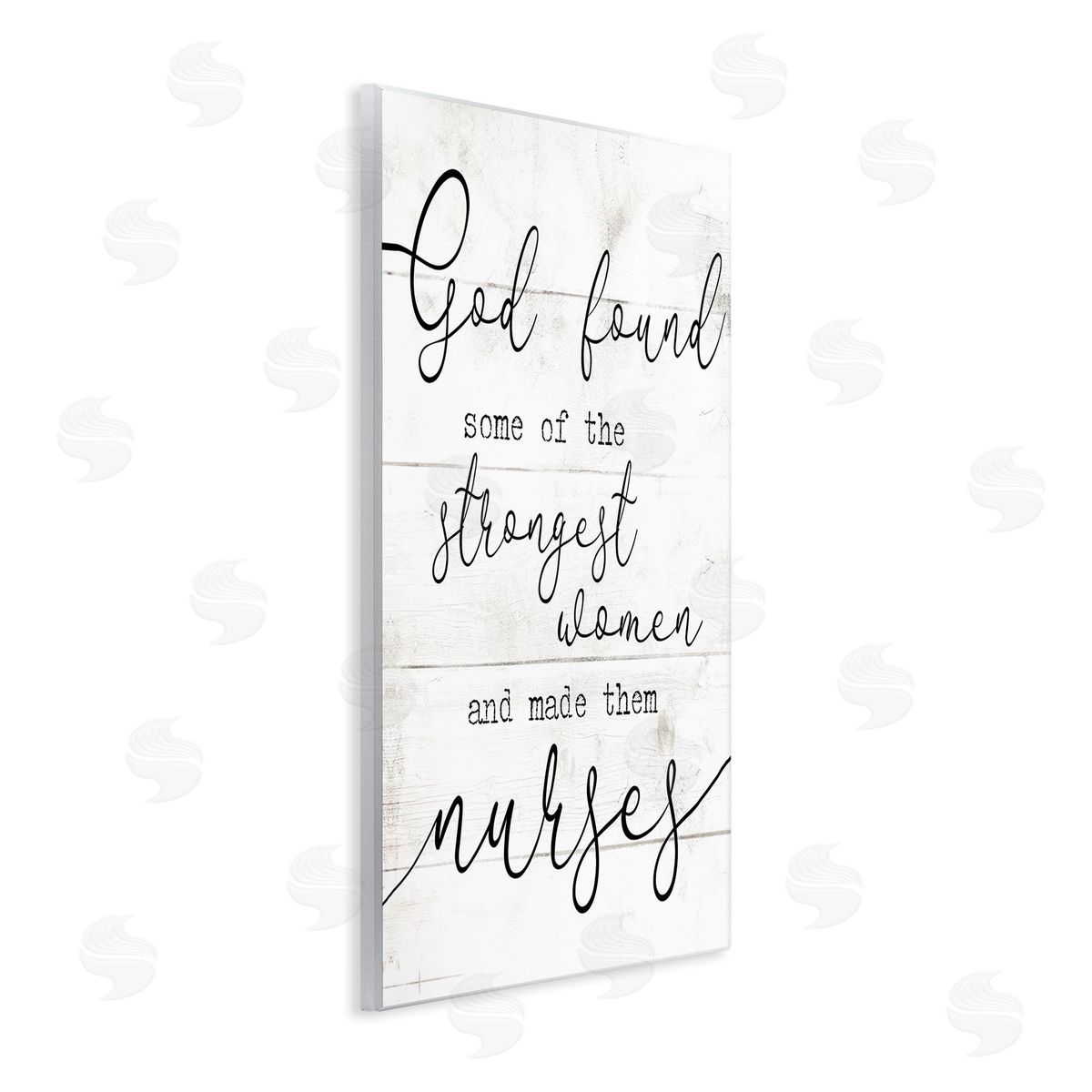Strong Women Nurses Spiritual Wood Plaque Wall Art, Home Decor by Stupell Studio
